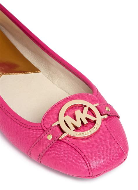 michael kors pink flats